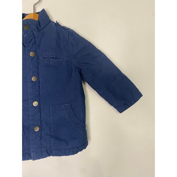 Oshkosh Boys Blue Winter Coat Canvas Size 2T Kids Jacket Chore Coat - Picture 4 of 12